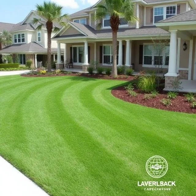 Family-home warm-season lawn in Ocoee, Florida